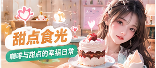 甜点食光主题生活画面